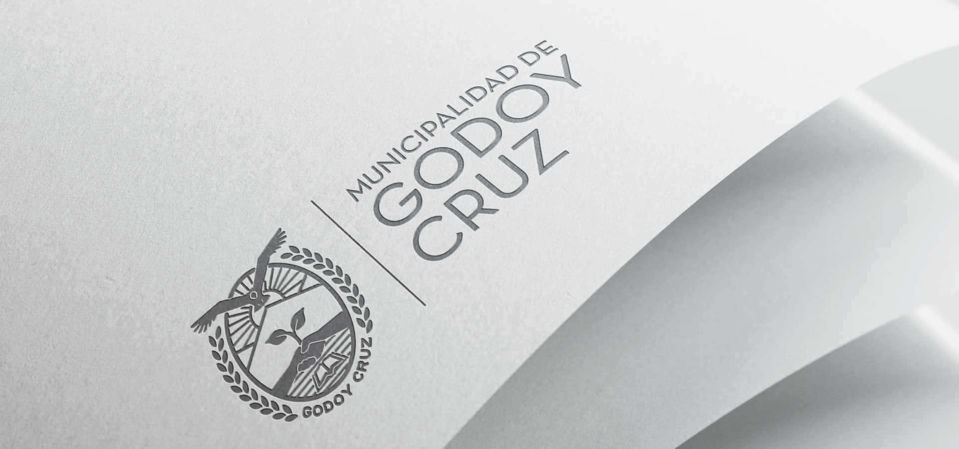 mockup logo escudo de godoy cruz