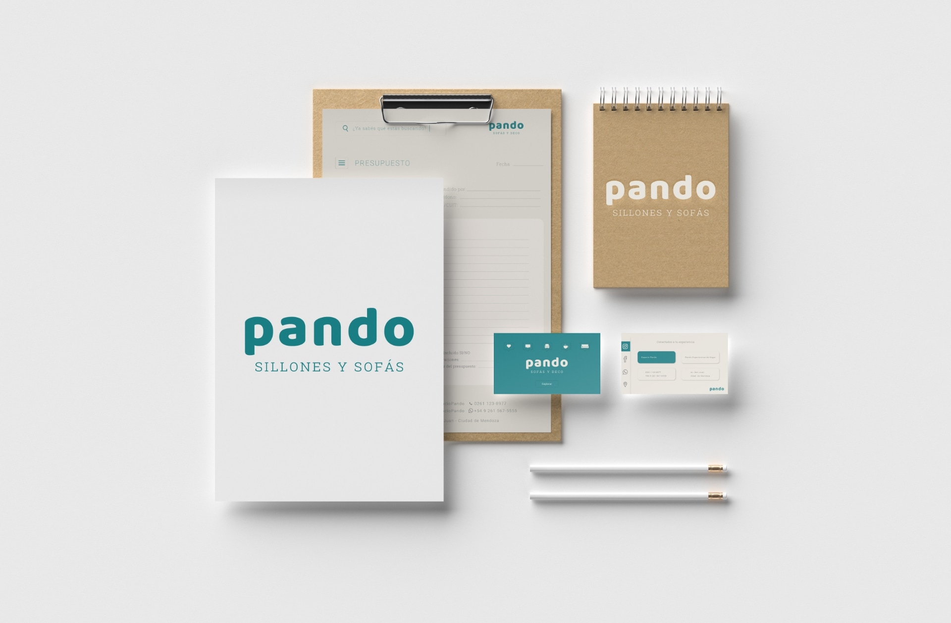 Pando branding